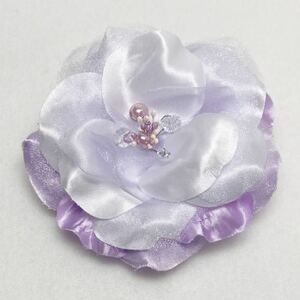  corsage 14T0402 purple pearl * beads attaching 