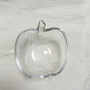 林檎　りんご　リンゴ　カップ　レトロポップ　昭和レトロ　ガラス　小鉢