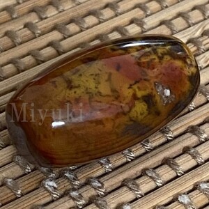 Moritototenju AW04955 Agate Tenju 30x17 мм копья жемчужная линия Tenju Eye Pattern