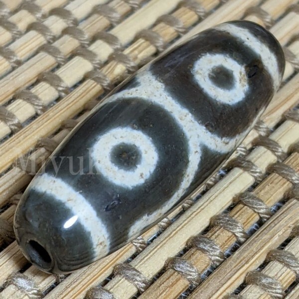 御幸天珠 AP05547 三眼天珠 38x13mm 3眼天珠