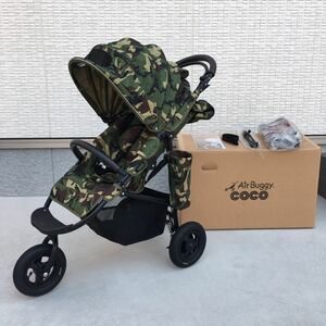  use period little beautiful goods air buggy AirBuggy COCO BRAKE Safari camouflage camouflage ABLI0021 box have new goods parts have lack of less stamp post card possibility 