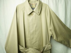 80s90s ビンテージ Burberry's バーバリー バルマカーンコート ベルテッド 一枚袖 シングルラグラン デッドストック イギリス製