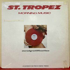  St. Tropez/Morning Music 米盤12inch 83年作品 エレクトロ ファンク ソウル ディスコ 中古