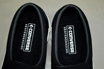 新品未使用 CONVERSE コンバース CS LOAFER SK SKATEBOARDING ローファー スニーカー ブラック 1CL665 US8 26.5センチ 黒 送料無料 9,350円_画像6