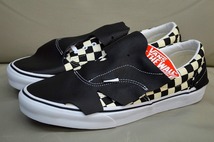 新品未使用 VANS バンズ Era Origami エラ オリガミ チェッカー柄 レザー VN0A4TZWQXH ブラック ホワイト 黒 9,900円 US9.5 27.5センチ_画像2