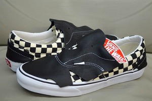 新品未使用 VANS バンズ Era Origami エラ オリガミ チェッカー柄 レザー VN0A4TZWQXH ブラック ホワイト 黒 9,900円 US9.5 27.5センチ