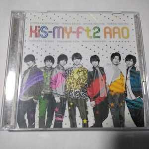 F155　CD＋DVD　KIS-my－ft2　AAO　CD　01．AAO　　　０２．NOVEL 　　　DVD 01.「AAO」MUSIC VIDEO