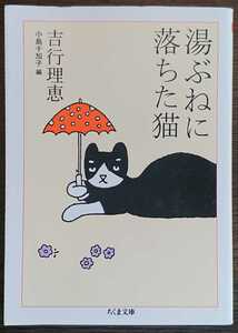 吉行理恵『湯ぶねに落ちた猫』ちくま文庫 （小島千加子編）　※解説：浅生ハルミン