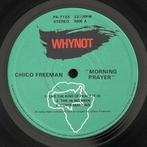 【オリジナル】CHICO FREEMAN 美品 MORNING PRAYER チコフリーマン WHY NOT / CECIL McBEE / STEVE MCCALL / STARTA EAST / SPIRITUAL JAZZ_画像4