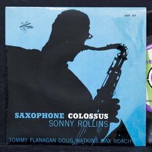 【希少EP】SONNY ROLLINS SWEDEN盤 SAXOPHONE COLOSSUS ソニーロリンズ METRONOME