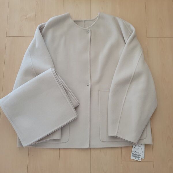 ◇新品◇Spick and Span ビーバーストール付きセットコート 店舗限定カラー