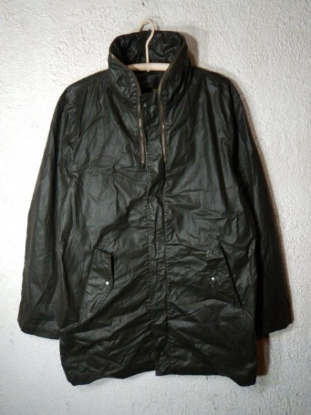 to1932 ADOLFO DOMINGUEZ アドルフォドミンゲス モッズミリタリー デザイン コート ジャケット フード収納 人気