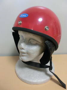 KUNOHkno- industry KH-27 half helmet red M size corresponding Vintage half helmet repair base goods 