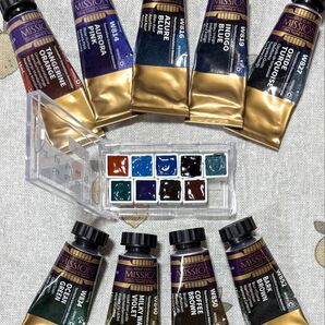 ミジェロ 分離絵の具9色おすそ分け 0.5mlパン【セット内】