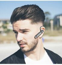 Bluetooth 5.0 片耳 大容量バッテリー 長持ち マイク内蔵 ハンズフリー通話 イヤフック伸縮_画像5