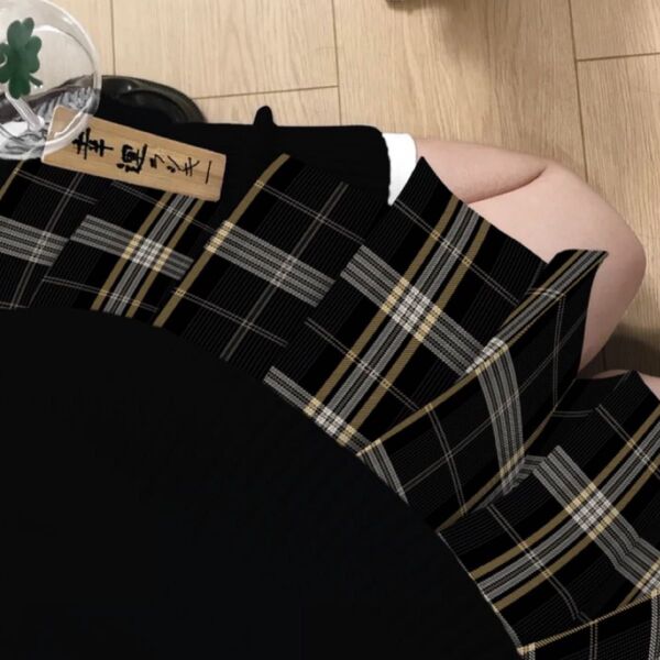 チェック柄プリーツスカート ミニスカート 学生服 コスプレ