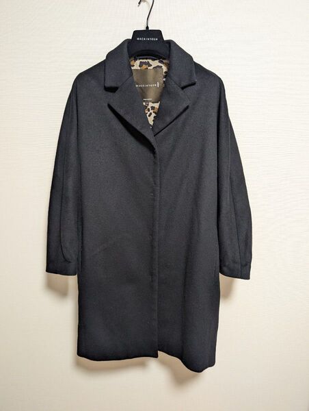 MACKINTOSH マッキントッシュ コート ブラック レオパード柄