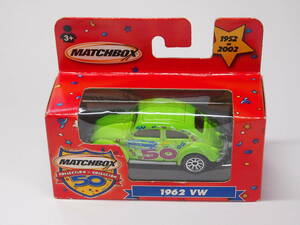 MATCHBOX 50 anniversary Matchbox (2001 year made ) 1962 VW Beetle