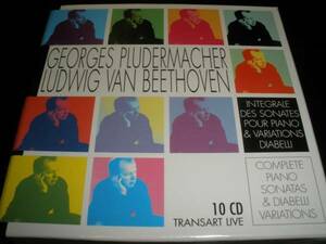 10CD プルーデルマッハー ベートーヴェン ピアノ ソナタ 全集 ディアベッリ変奏曲 32 仏 Beethoven Pludermacher Piano Sonatas Complete