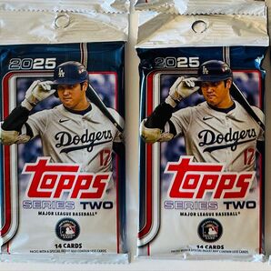 【ワールドシリーズ制覇セール】Topps トップス MLB SERIES 2 2025年版 メジャーリーグ カード 2パック
