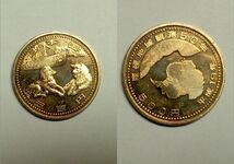 【記念硬貨】南極地域観測50周年記念 500円硬貨 平成19年(2007年)_画像1