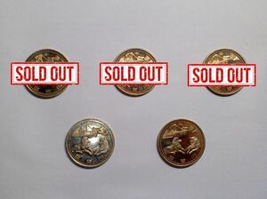【記念硬貨】南極地域観測50周年記念 500円硬貨 平成19年(2007年)2枚セット