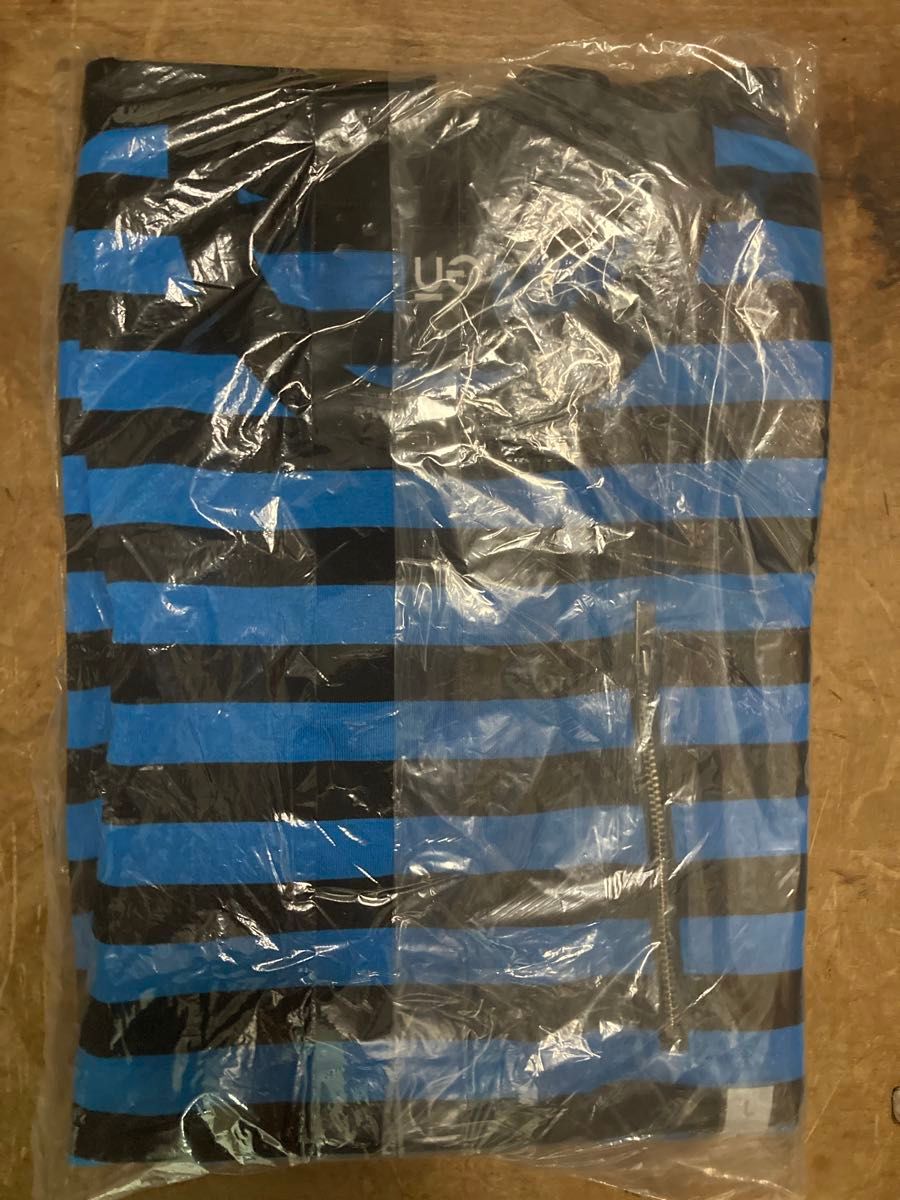 GU アンダーカバー　ジップポケットボーダーT 長袖Tシャツ L ストライプ