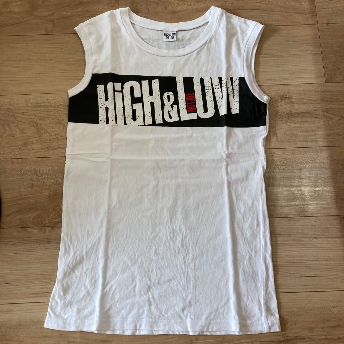 HIGH&LOW THE LIVE ノースリーブTシャツ 白