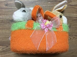 ♪ラビットインザバッグ　Rabbits in the bag　ツインズ　うさぎ　ウサギ　兎