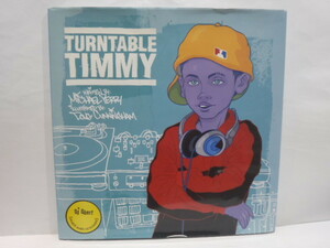  English picture book +CD TURNTABLE TIMMY CD BOOK Michael Perry DJ Qbert turntable foreign book 