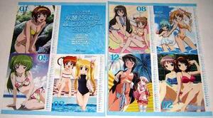  desk calendar / Magical Girl Lyrical Nanoha A's& Suzumiya Haruhi no Yuutsu other 