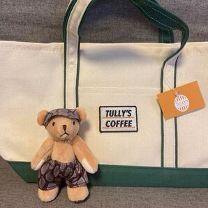 2025福袋 タリーズコーヒー トートバッグ 干支ミニテディ