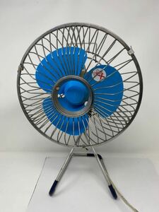 # National 20 centimeter pet fan electric fan F-20AP rose operation verification ending Showa Retro Vintage 