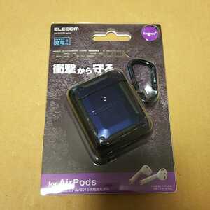 ◇ELECOM 無線充電AirPods対応アクセサリ ZEROSHOCKケース BK-APZERONV