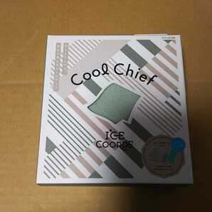 ◆ELECOM ice coorde クールチーフ 接触冷感 暑さ対策 グッズ アイスコーデ モスグリーン×ナチュラルベージュ HCC-C01MG