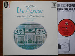 【LP】DIE ABREISE(1C065-30 800Q独EMI米国輸出仕様1978年QUADRO盤EUGEN D’ALBERTオイゲンダルベール出立JANOS KULKAクルカヤーノシュ)