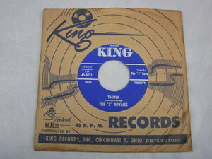 【SOUL ７”】THE ”5” ROYALES / THINK、I'D BETTER MAKE A MOVE 