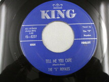 【SOUL ７”】THE ”5”ROYALES / TELL ME YOU CARE、WONDER WHERE YOUR LOVE HAS GONE _画像2