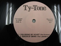 【SOUL ７”】THE ERMINESTHR / YOU BROKE MY MY HEART、THE LABRADORS / QUEEN OF SWING、他全4アーティスト4曲収録_画像2