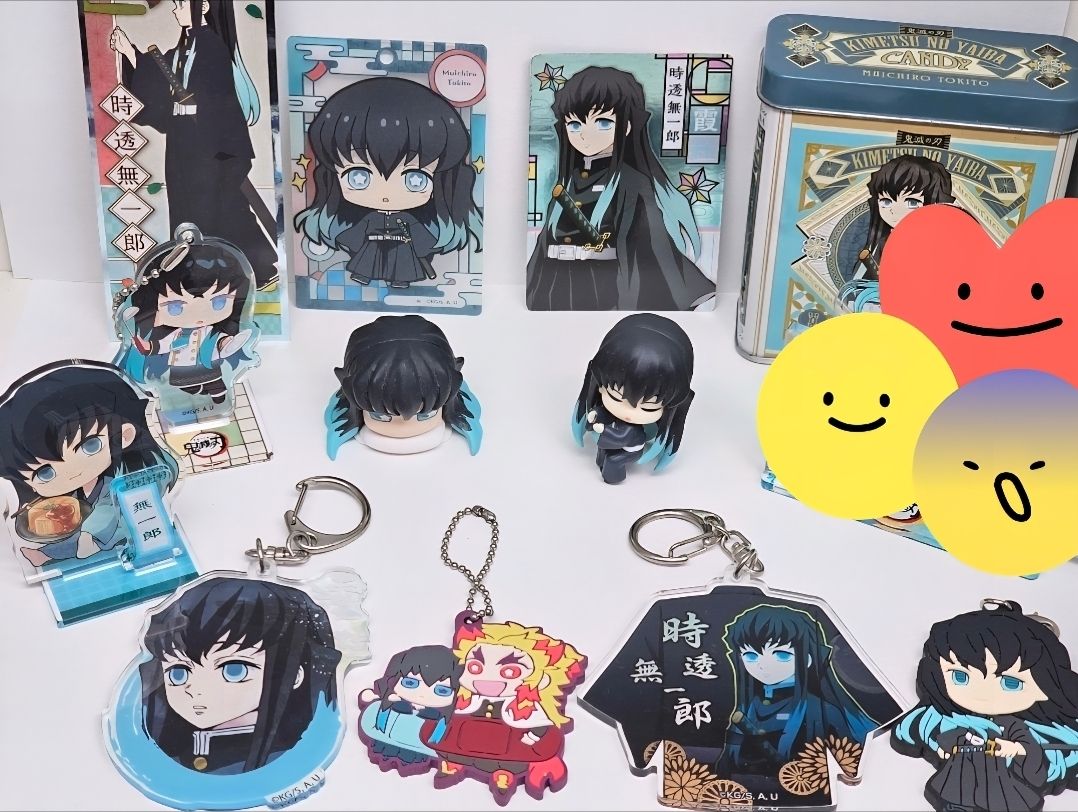 　時透無一郎　グッズ　　一番くじラバーストラップ　アクリルスタンド　計12 セット