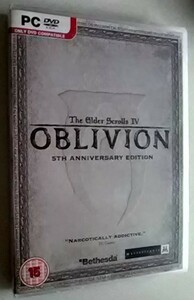 送料込 The Elder Scrolls IV Oblivion 5th Anniversary Edition Mastertronic 輸入版 オブリビオン アニバーサリー シュリンク未開封　win