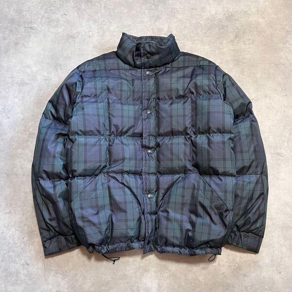 00’s old stussy check down jacket チェック ダウンジャケット肉厚 ぱんぱん ふかふか M