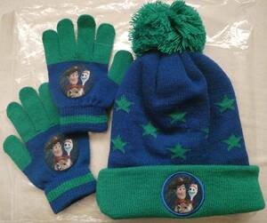  Toy Story knitted cap gloves woody four key Disney piksa- knit cap knitted glove star 