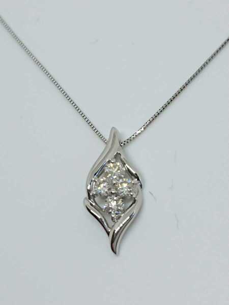 ◆新品◆ Pt ダイヤモンド デザイン ネックレス プラチナ
