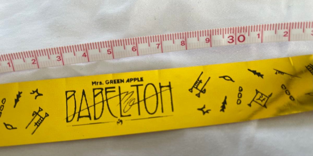 Mrs. GREEN APPLE ミセス　バベル　銀テ　金テ　ワンロゴ