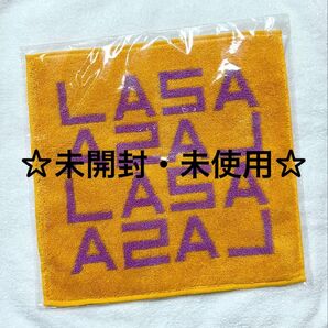 藤井風☆LASAハンドタオル☆未開封・未使用☆マスタードイエロー☆ハンカチ・ミニタオル