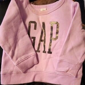 GAP ベビー キッズ トレーナー スウェット ピンク 裏起毛
