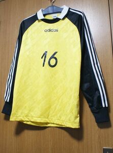  Adidas / Descente made GK uniform #16 yellow 