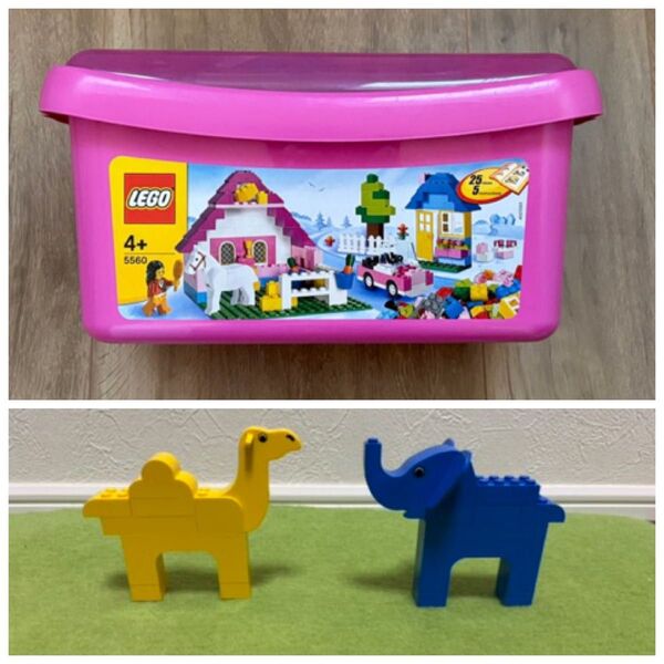 LEGO レゴ 基本セット ピンクのコンテナ デラックス 5560 ゾウ ラクダ
