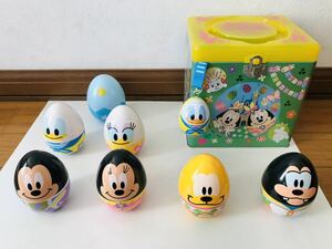 EASTER 2014 Tokyo Disneyland キャラクターイースターエッグボール＋ドナルドダック lanyard 美品used
